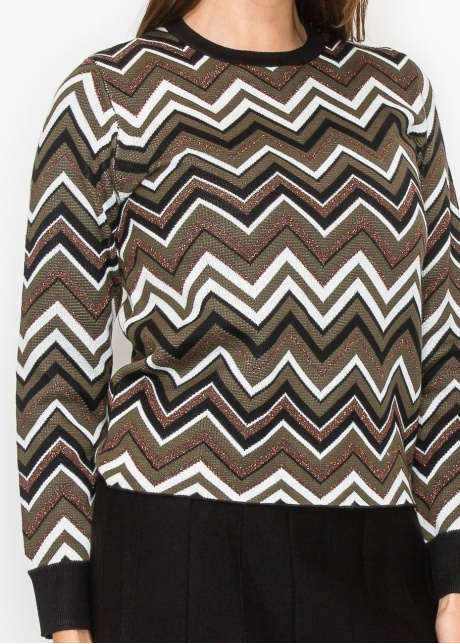 Chevron Wave Sweater