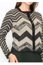 Chevron Sparkle Cardigan