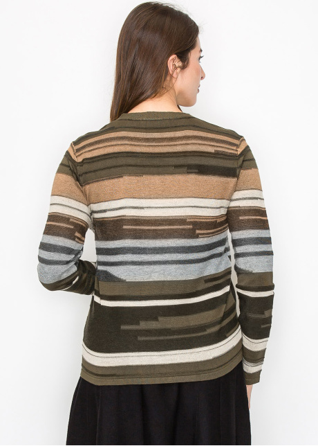 Autumn Hues Button-Up Cardigan