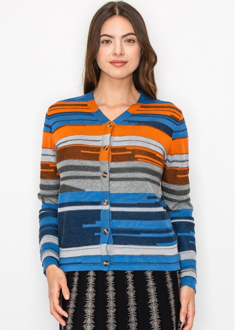 Sunset Stripes Cardigan
