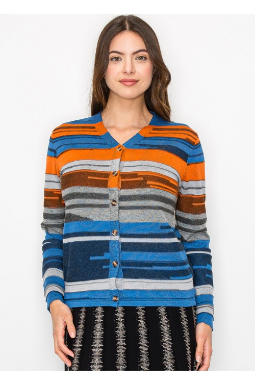 Sunset Stripes Cardigan