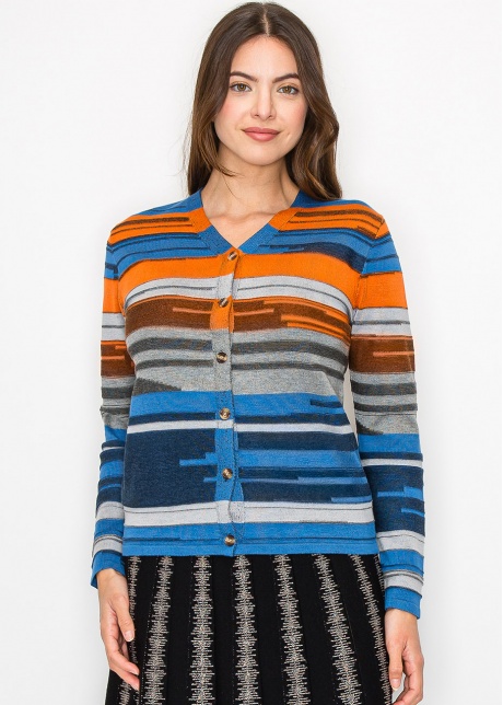 Sunset Stripes Cardigan