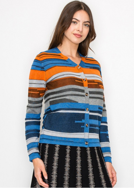 Sunset Stripes Cardigan