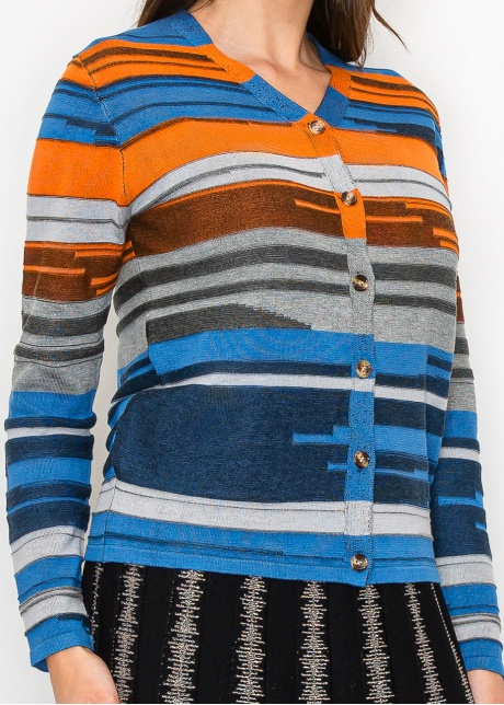 Sunset Stripes Cardigan