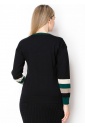 Geometric Green Knit Sweater