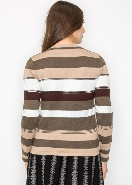Multi-Toned Striped Sweater