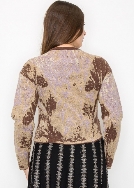 Autumn Hues Buttoned Cardigan