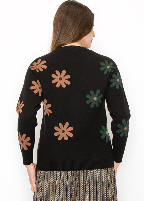 Garden Blooms Knit Pullover