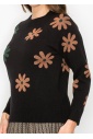 Garden Blooms Knit Pullover