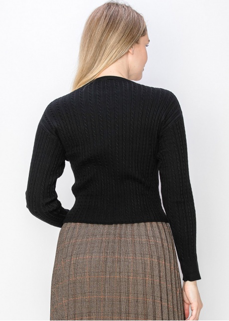 Simple Elegance Cable-Knit Sweater