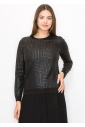 Midnight Shine Knit Pullover