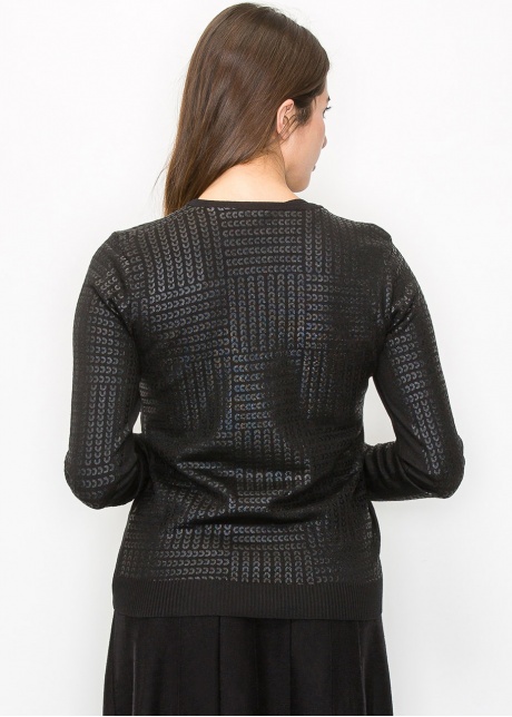 Midnight Shine Knit Pullover