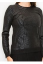 Midnight Shine Knit Pullover