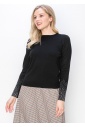 Sparkle Sleeve Knit Top