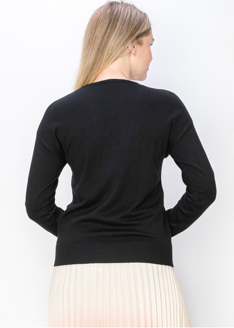 Artistic Silver Detail Pullover