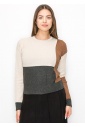 Cozy Colorblock Knit Sweater