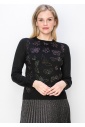 Sparkling Butterfly Knit Sweater