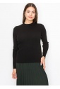 Timeless Black Ribbed Sweater