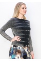 Shadow Stripe Knit Sweater