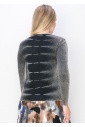 Shadow Stripe Knit Sweater