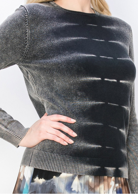 Shadow Stripe Knit Sweater