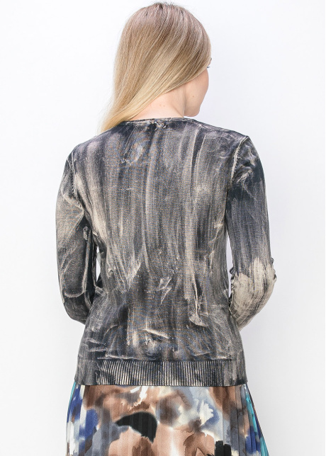 Midnight Brushstroke Sweater