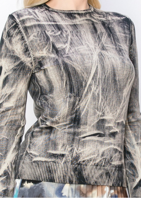 Midnight Brushstroke Sweater