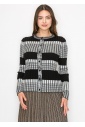 Modern Ribbed Stripe Cardigan