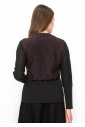 Diamond Sparkle Knit Pullover with Tie Waist