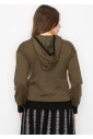 Olive & Black Modest Hoodie