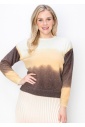 Soft Brown Ombre Sweater