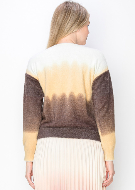 Soft Brown Ombre Sweater