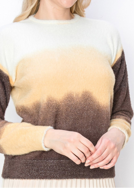 Soft Brown Ombre Sweater