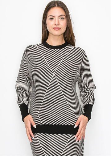 Modern Angles Knit Sweater