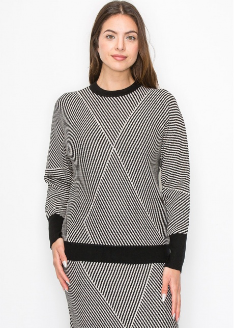 Modern Angles Knit Sweater