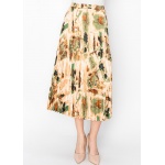 Autumn Hues Pleated Skirt