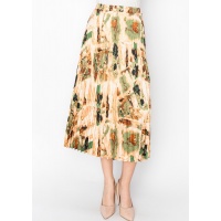 Autumn Hues Pleated Skirt