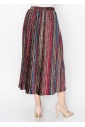 Vibrant Stripe Modest Skirt