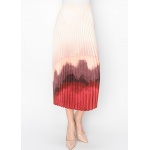 Sunset Ombre Pleated Skirt