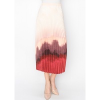 Sunset Ombre Pleated Skirt