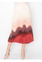 Sunset Ombre Pleated Skirt