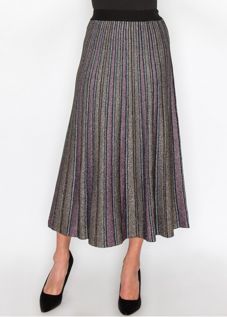 Starlight Striped Knit Skirt