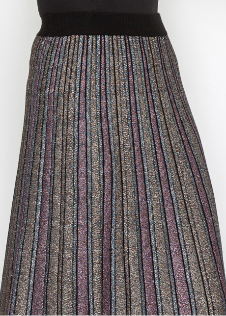 Starlight Striped Knit Skirt