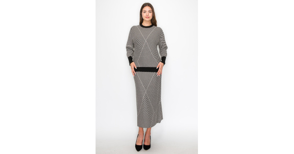 YAL New York
 Knit Midi Skirt main image 1