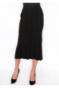 Textured Elegance Cable-Knit Skirt