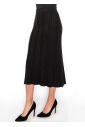 Textured Elegance Cable-Knit Skirt