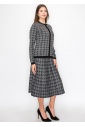 Timeless Houndstooth Knit Cardigan