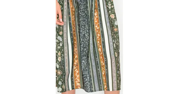 YAL - GREY WAVE PRINT DRESS