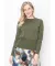 Black Pullover with Shoulder Button Detail