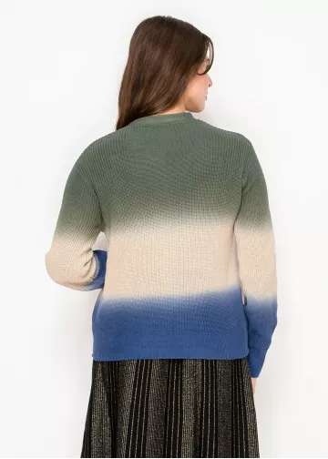 トップス DIP-DYE RIB KNIT CARDIGAN PERVERZE DIP DYE RIB KNIT CARDIGAN | BNTO